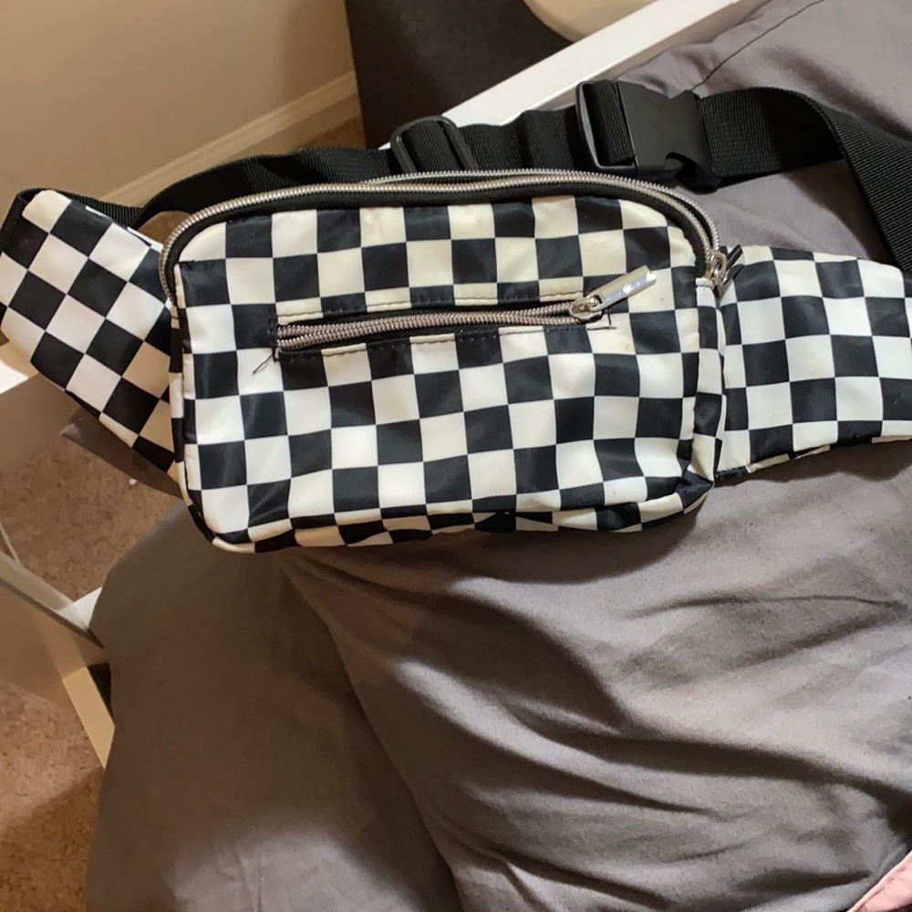 Checkered Cross Bag